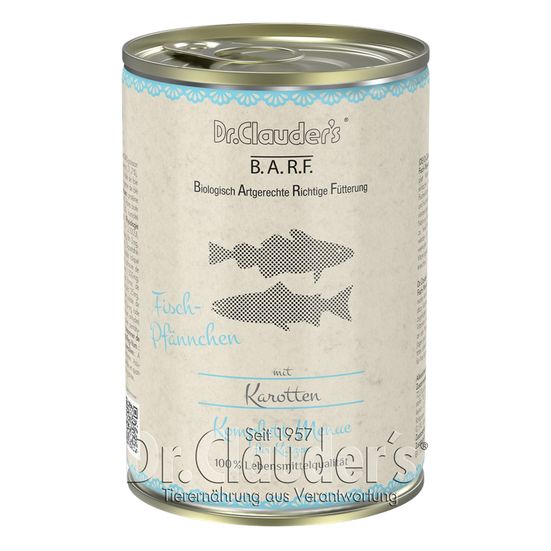 Dr.Clauder's BARF Komplettmenü Fisch-Pfännchen 400 g