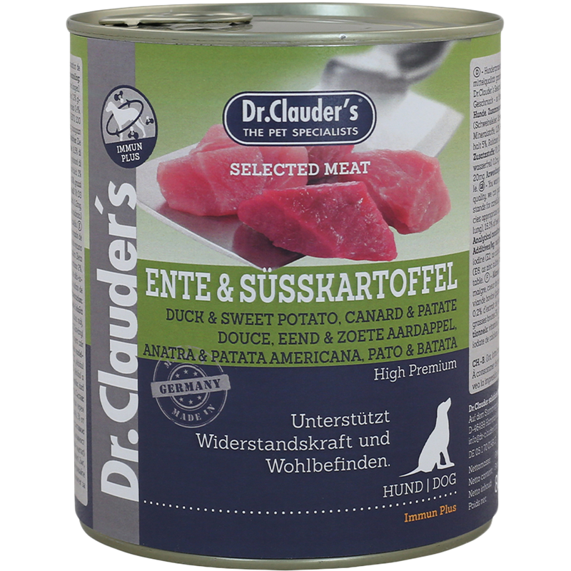 Dr.Clauder's Selected Meat Ente & Süßkartoffel 800 g
