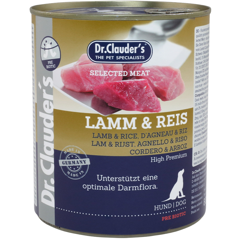 Dr.Clauder's Selected Meat Lamm & Reis 800 g