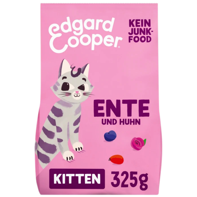 Edgard & Cooper Trockenfutter Kitten frische Freilaufente und frisches Freilaufhuhn