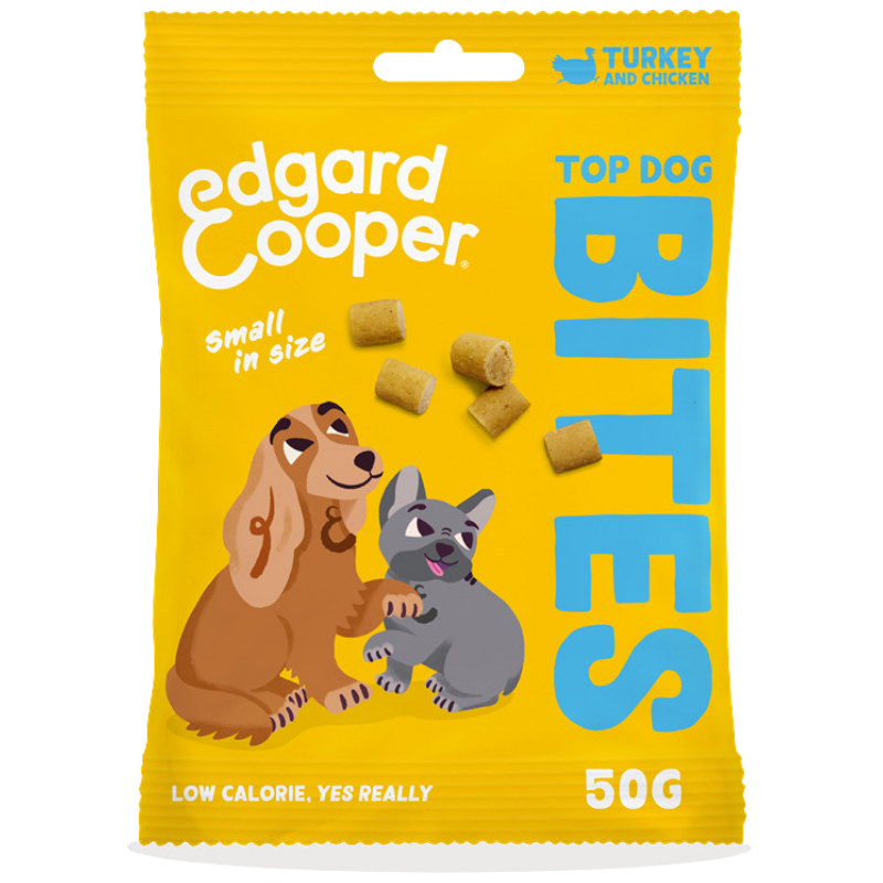 Edgard & Cooper Bites Truthahn und Huhn small 50 g