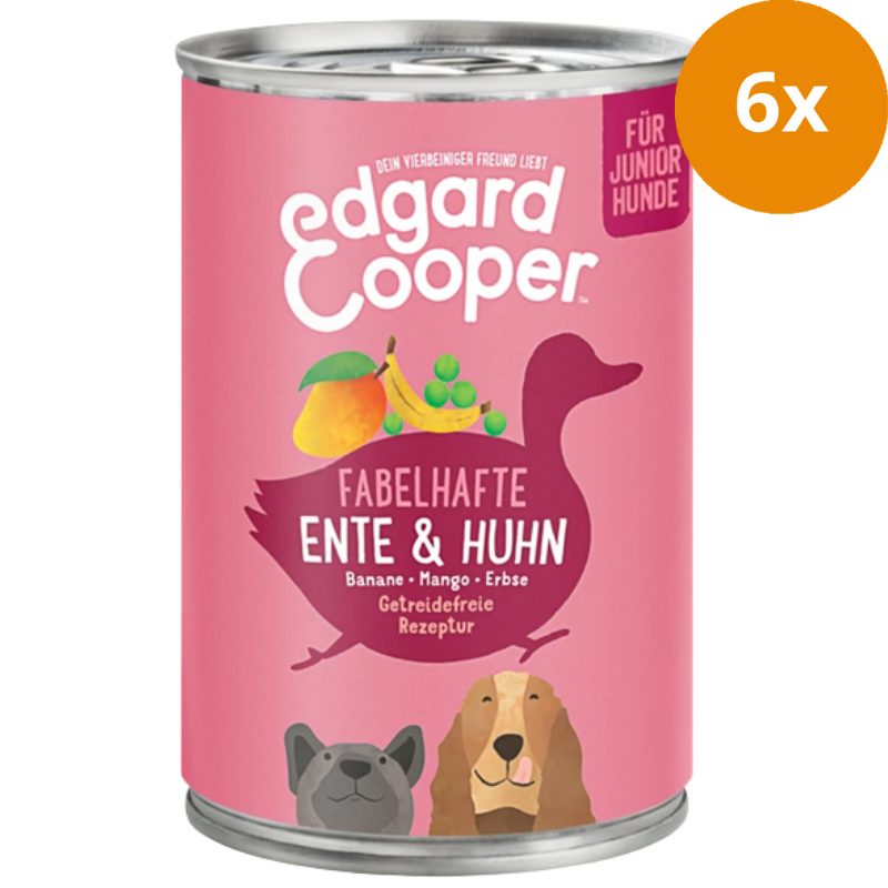 Edgard & Cooper Dog Ente & Huhn Puppy 400 g