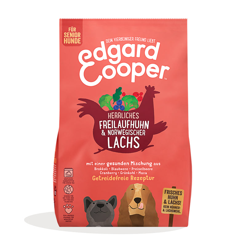 Edgard & Cooper Dog Huhn & Lachs Senior