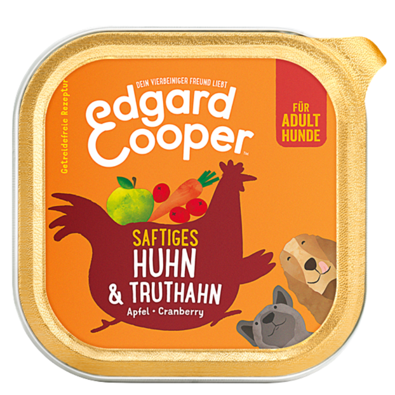 Edgard & Cooper Dog Huhn & Pute Adult 150 g