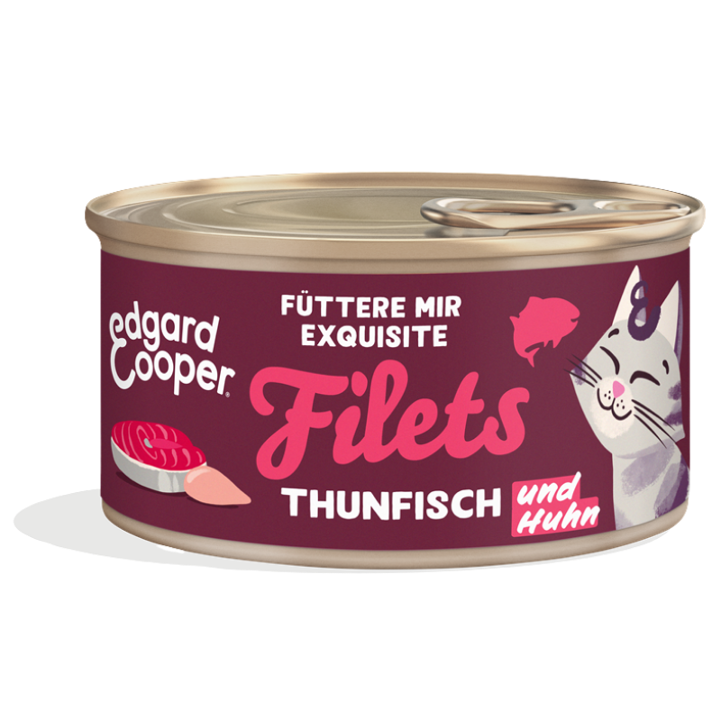 Edgard & Cooper Filets Frischer Thunfisch und Freilaufhuhn 70 g