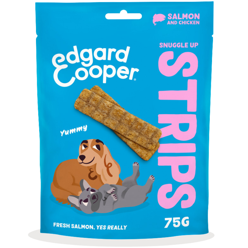 Edgard & Cooper Strips Lachs und Huhn 75 g