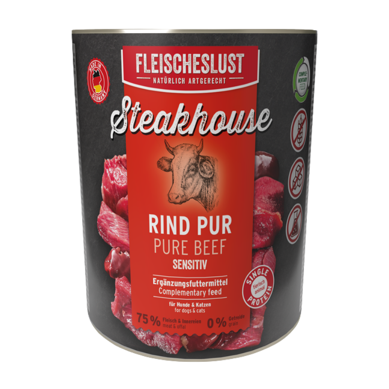 Fleischeslust Steakhouse Rind pur 800 g