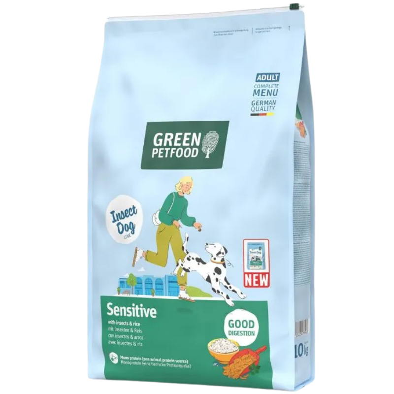 Green Petfood Dog Sensitive with Insects