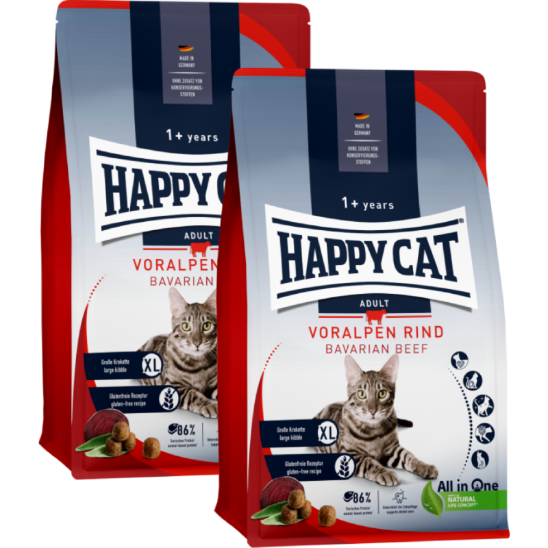 Sparpaket Happy Cat Culinary Voralpen Rind 2 x 10 kg