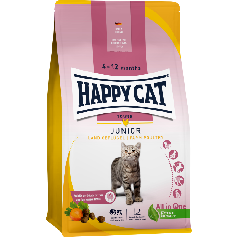 Happy Cat Junior Land Geflügel