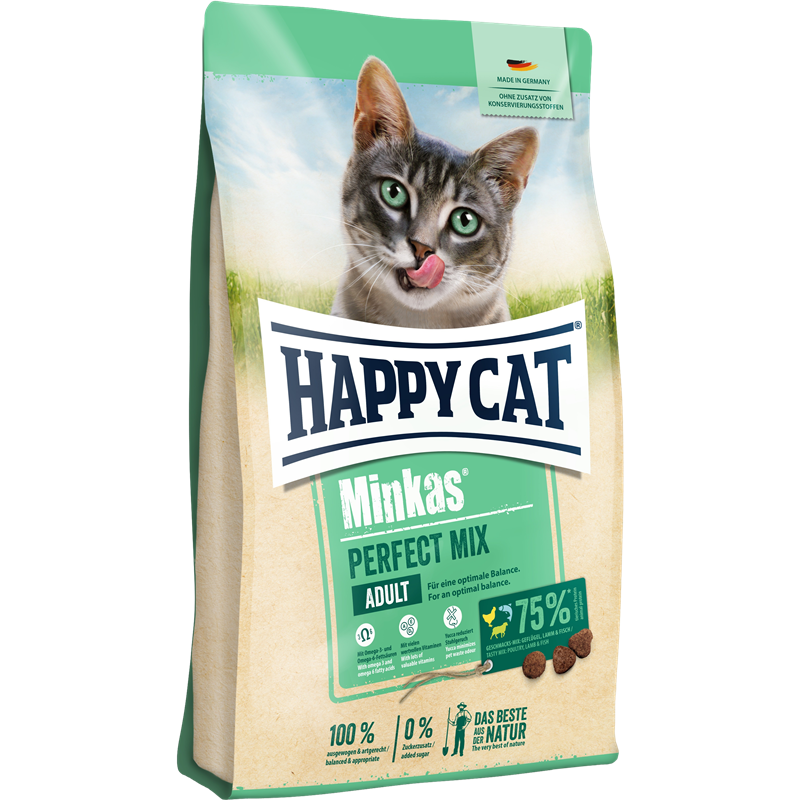 Happy Cat Minkas Perfect Mix Geflügel, Fisch & Lamm