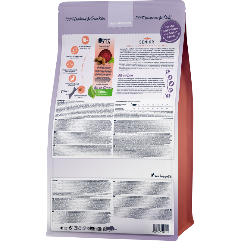 Happy Cat Senior Atlantik Lachs