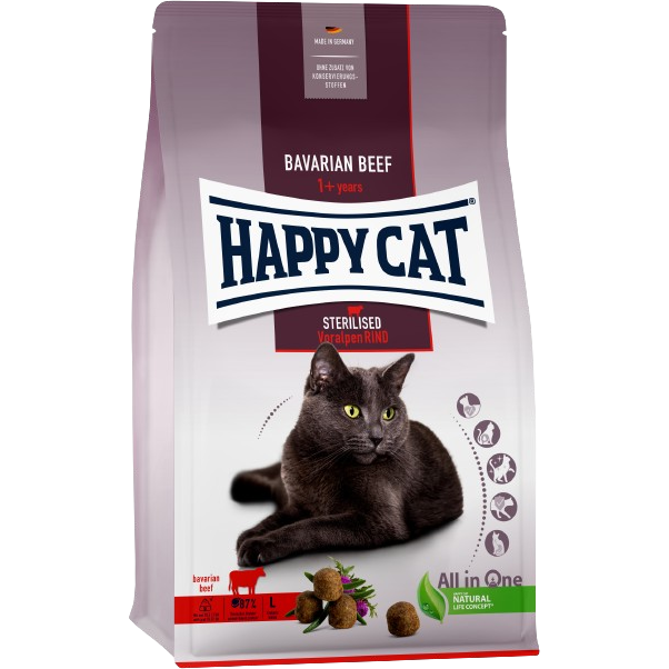 Sparpaket Happy Cat Sterilised Voralpen Rind 2 x 10 kg