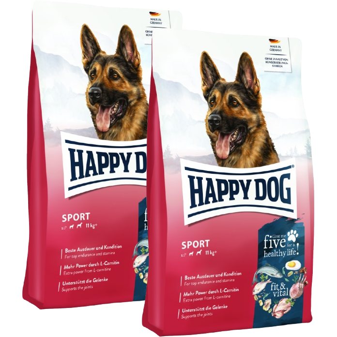 Sparpaket Happy Dog fit & vital Sport 2 x 14 kg