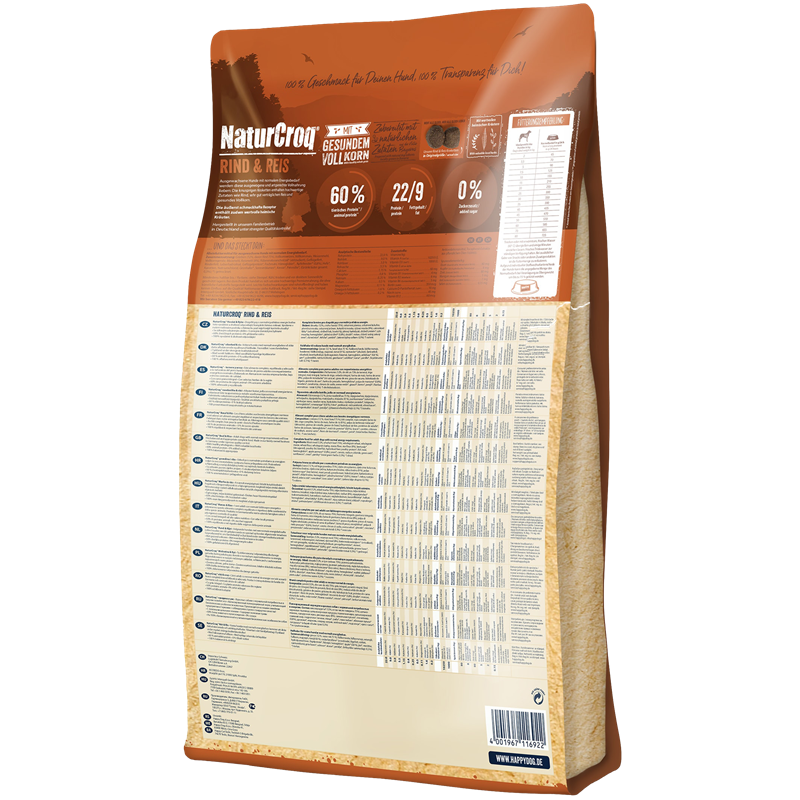 NaturCroq Rind & Reis - 1 kg