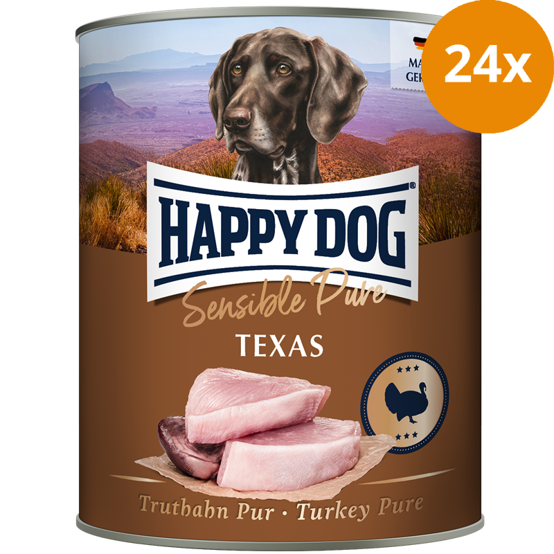 Happy Dog Sensible Pure Texas Truthahn Pur 800 g