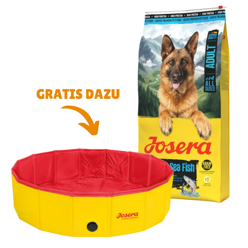 Josera High Protein Seefisch 12,5 kg + GRATIS Josera Hundepool
