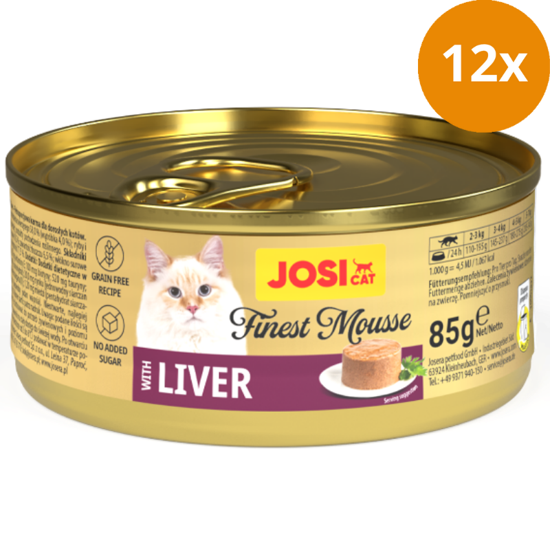 Josera JosiCat Finest Mousse with Liver 85 g