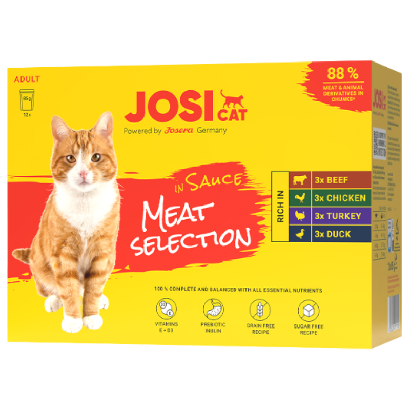 Josera JosiCat Multipack Sauce Meat Selection 12x85 g
