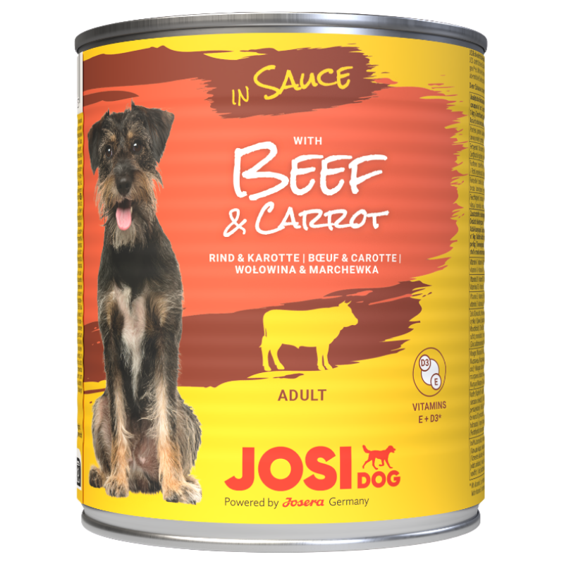 Josera JosiDog Dose Beef & Carrot in Sauce 830 g