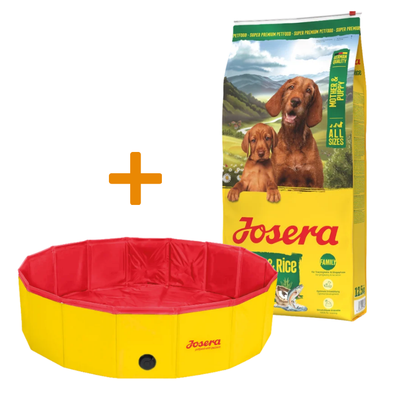 Josera Family Lachs & Reis 12,5 kg + GRATIS Josera Hundepool