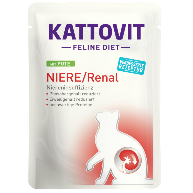 Kattovit PB Feline Diet Niere/Renal Pute 85g