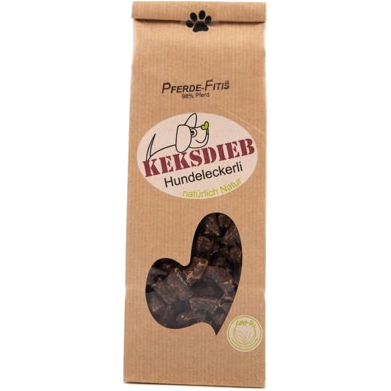 KEKSDIEB Hundeleckerli Pferde Fitis getreidefrei 125 g