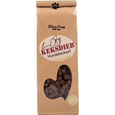 KEKSDIEB Hundeleckerli Wild Fitis getreidefrei 125 g