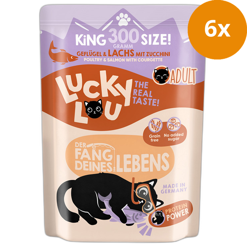 Lucky Lou Lifestage Adult Geflügel & Lachs 300 g