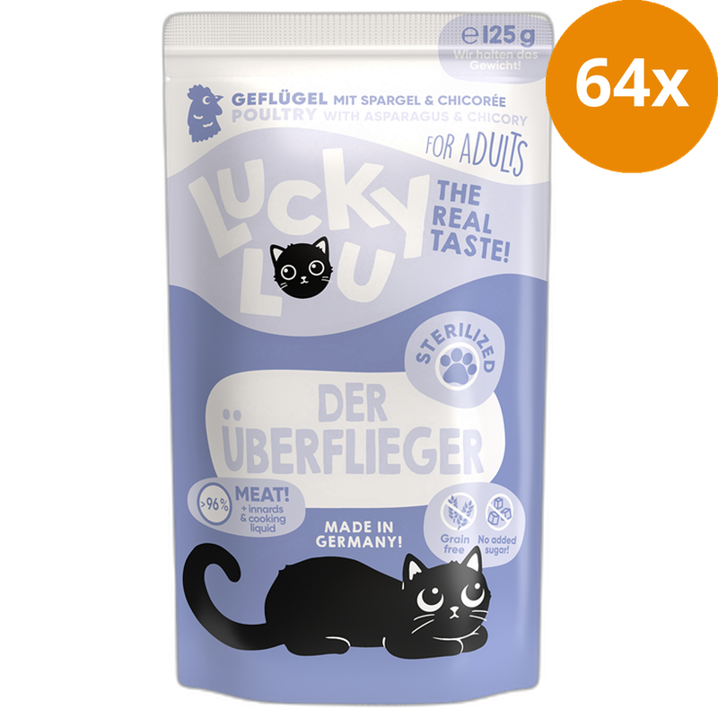 Lucky Lou PB Lifestage Sterilized Geflügel 125 g