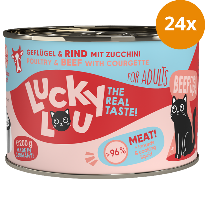 Lucky Lou Dose Lifestage Adult Geflügel + Rind 200 g