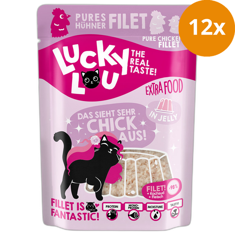 Lucky Lou Extra Food Hühnerfilet in Gelee 70 g