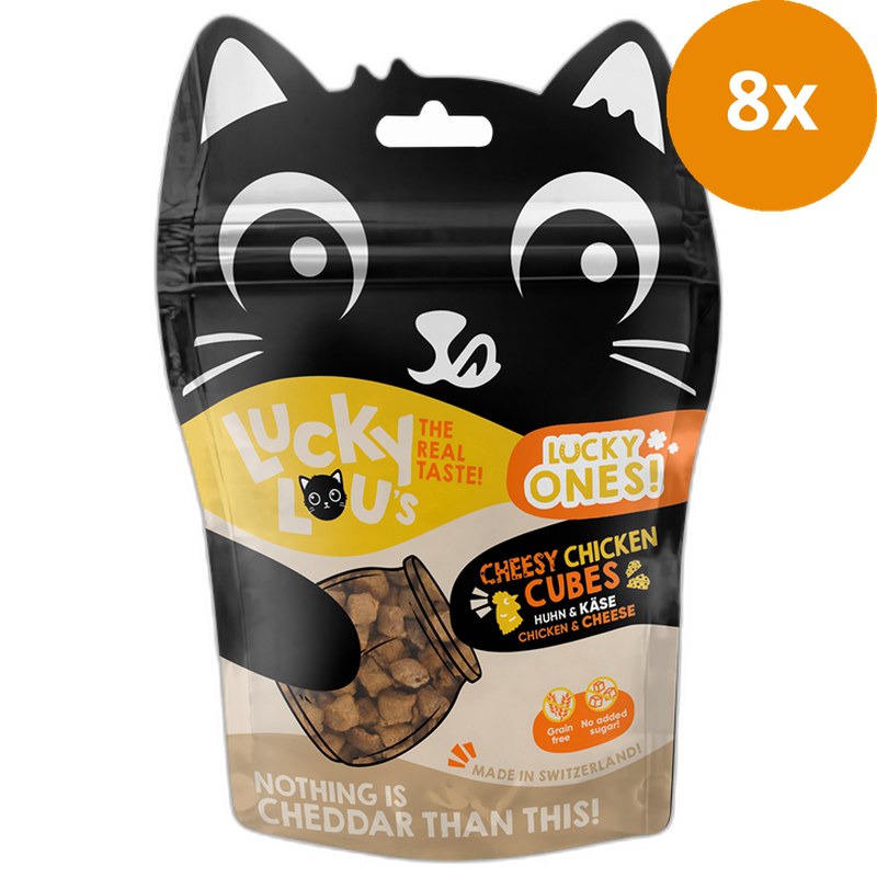 Lucky Lou Lucky Ones Cubes Käse & Huhn 80 g