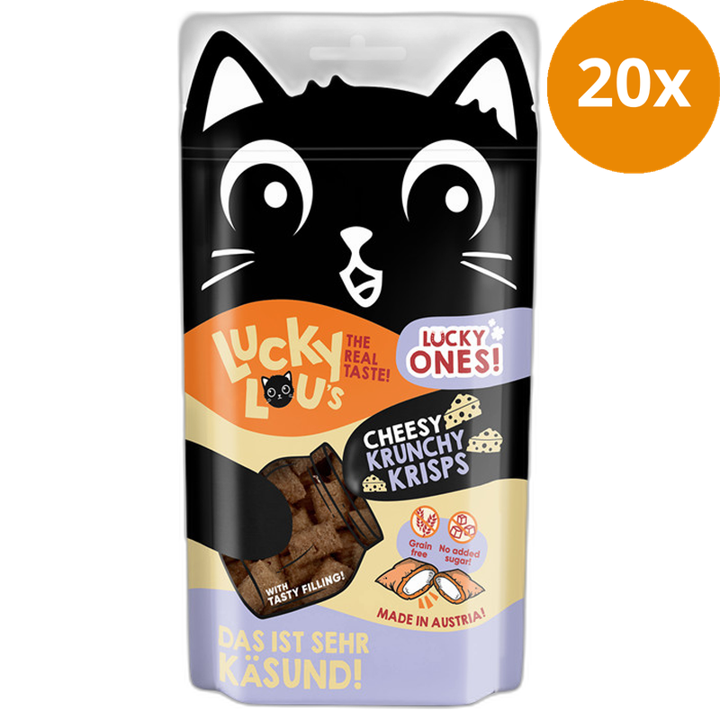 Lucky Lou Krunchy Krisps Käse 60 g
