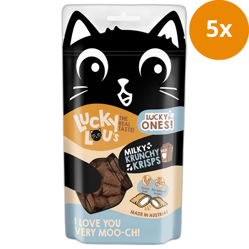 Lucky Lou Lucky Ones Krunchy Krisps Milch 60 g