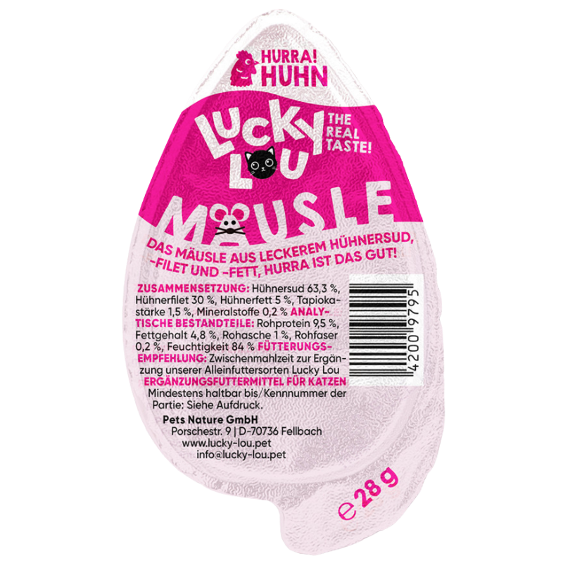 Lucky Lou Mäusle Huhn 28 g