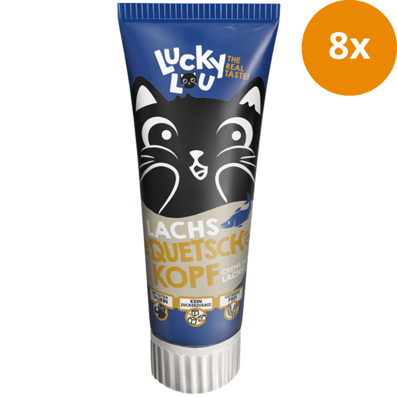 Lucky Lou Quetschkopf Adult Lachs 75 g