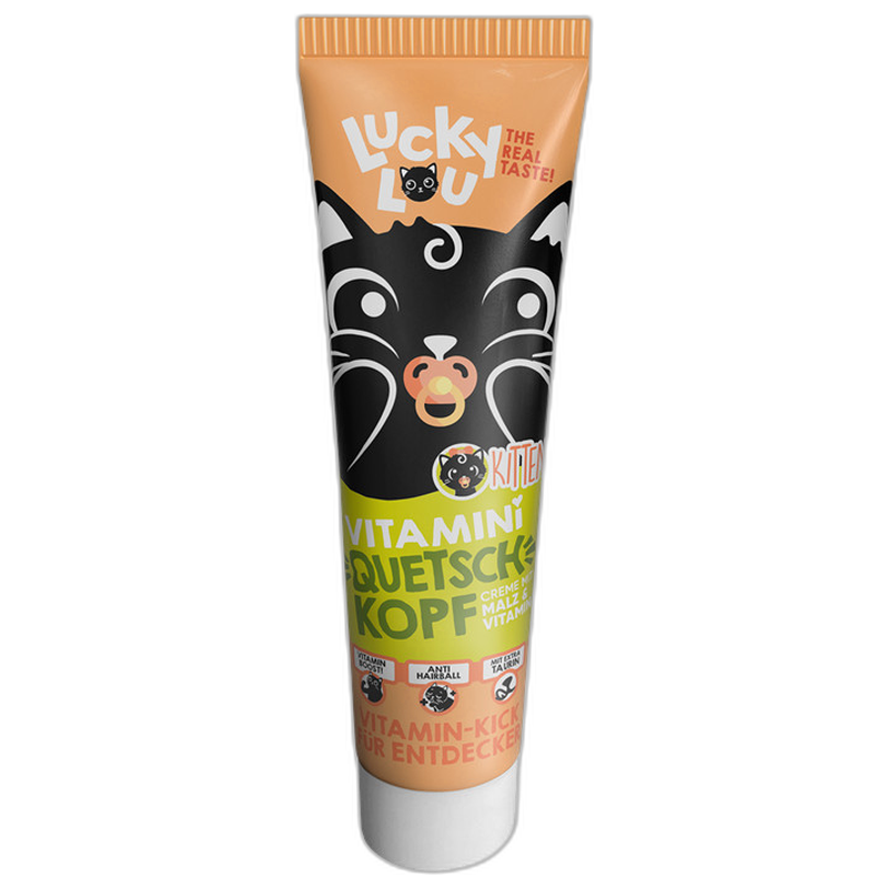 Lucky Lou Quetschkopf Kitten Malz & Vitamine 100 g