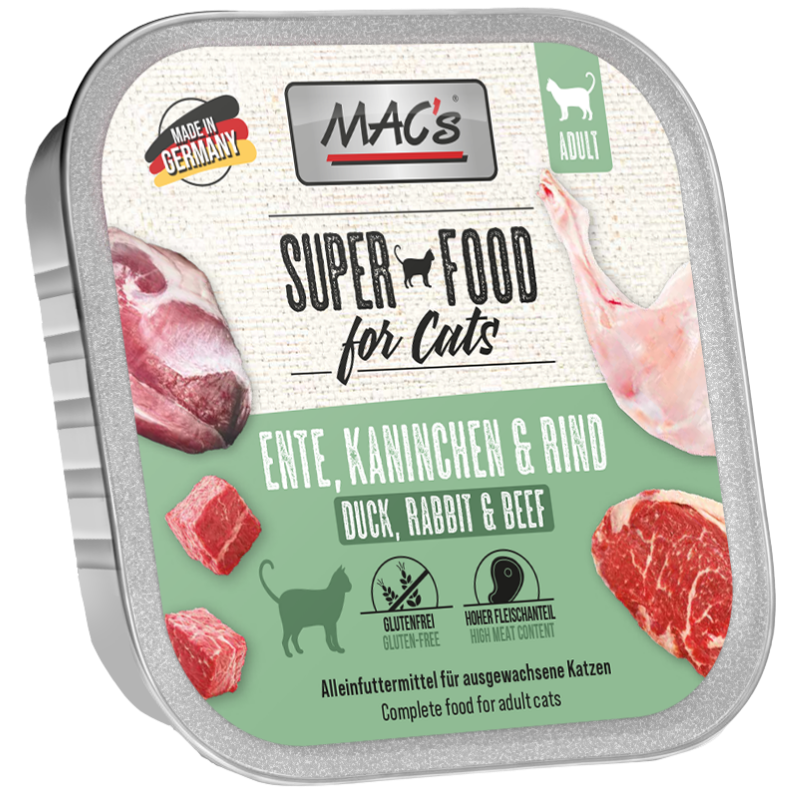 MACs Cat Ente, Kaninchen & Rind 100 g
