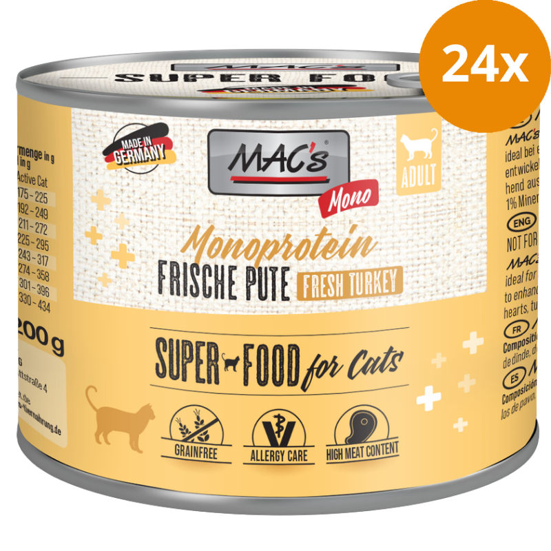 MACs Cat Mono Frische Pute 200 g