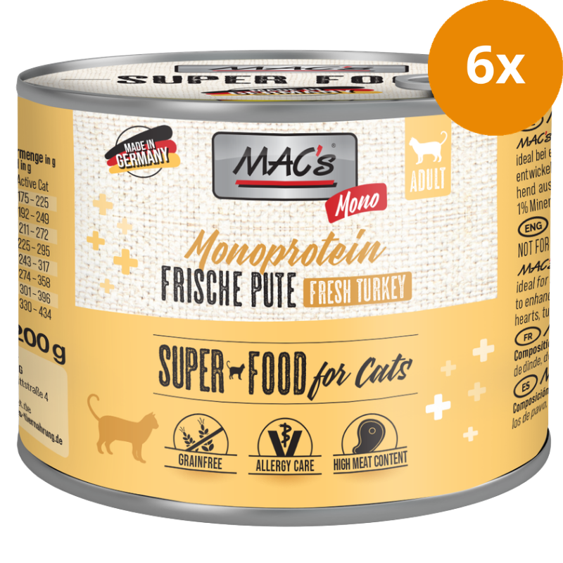 MACs Cat Mono Frische Pute 200 g