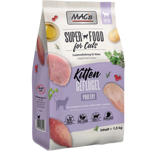 MAC's Cat Superfood Kitten Geflügel