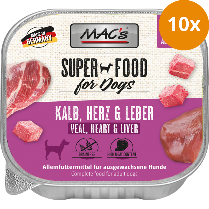 MAC's Dog Kalb, Herz & Leber 150 g