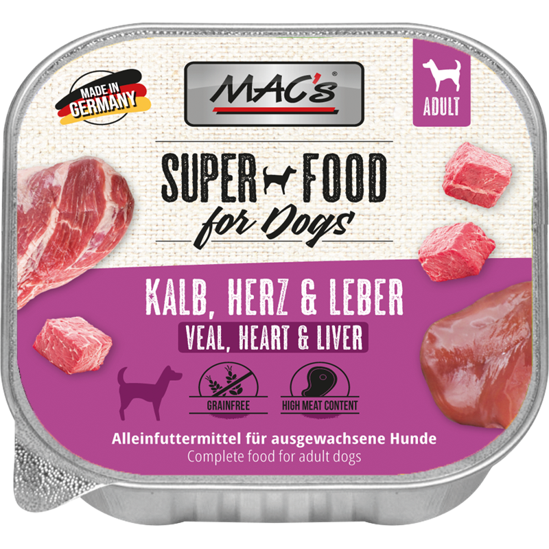 MAC's Dog Kalb, Herz & Leber 150 g