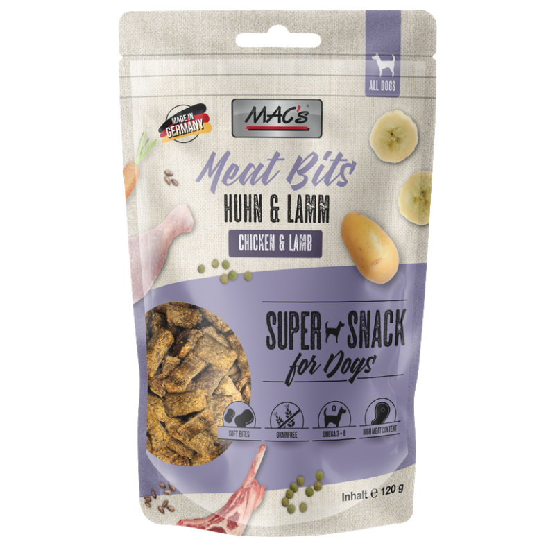 MAC's Dog Meat Bits Huhn & Lamm 120 g