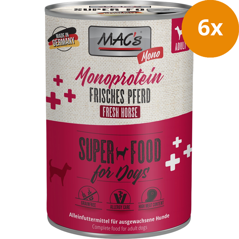 MAC's Dog Monoprotein Frisches Pferd 400 g