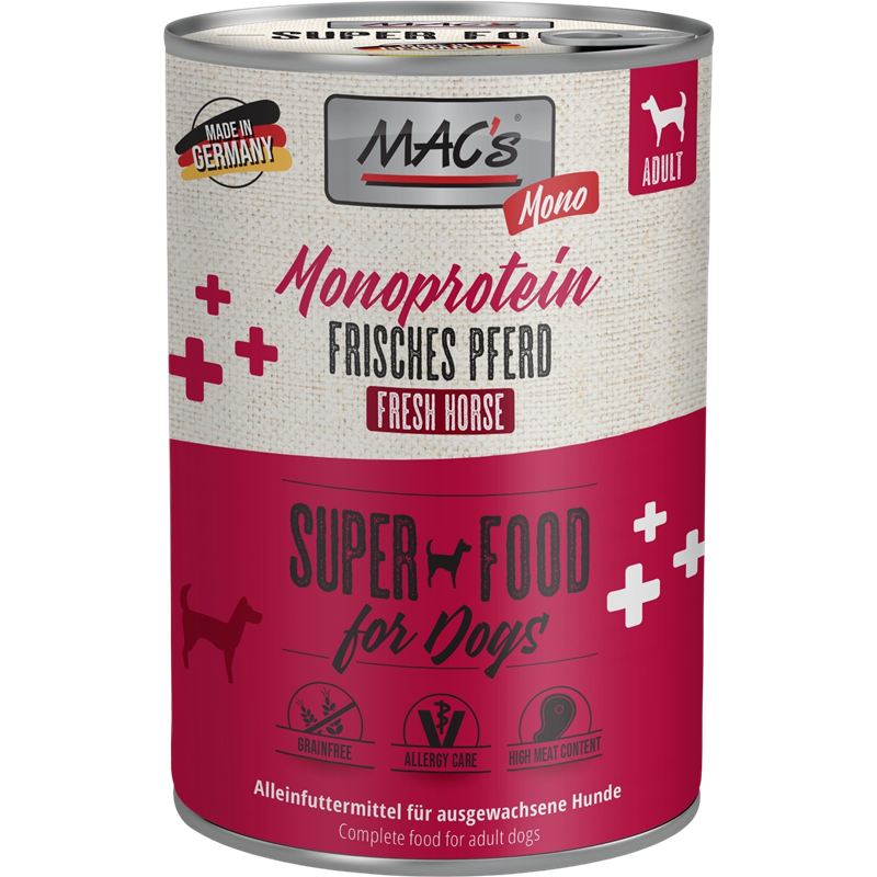 MAC's Dog Monoprotein Frisches Pferd 400 g