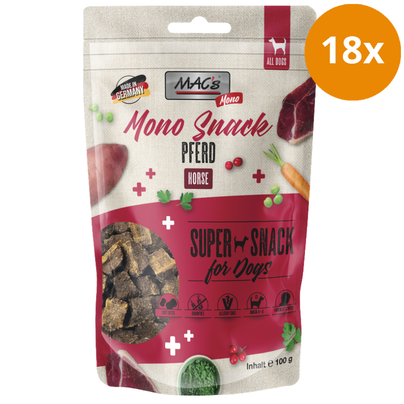 MAC's Dog Monoprotein Snack Pferd 100 g
