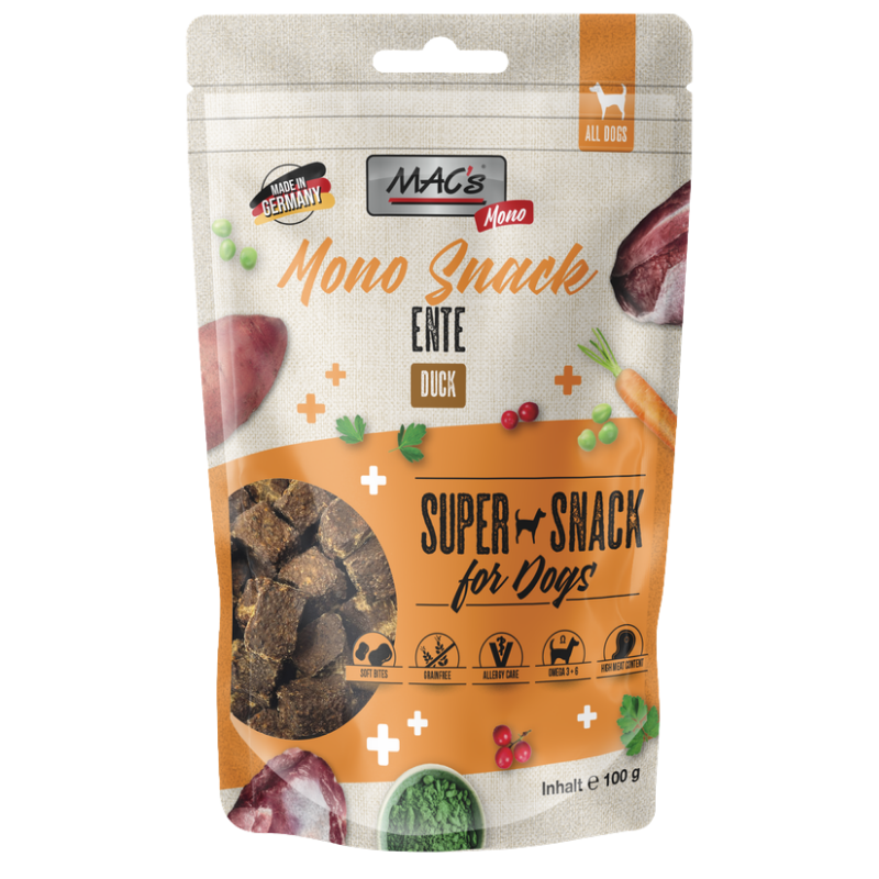 MAC's Dog Monoprotein Snack Ente 100 g