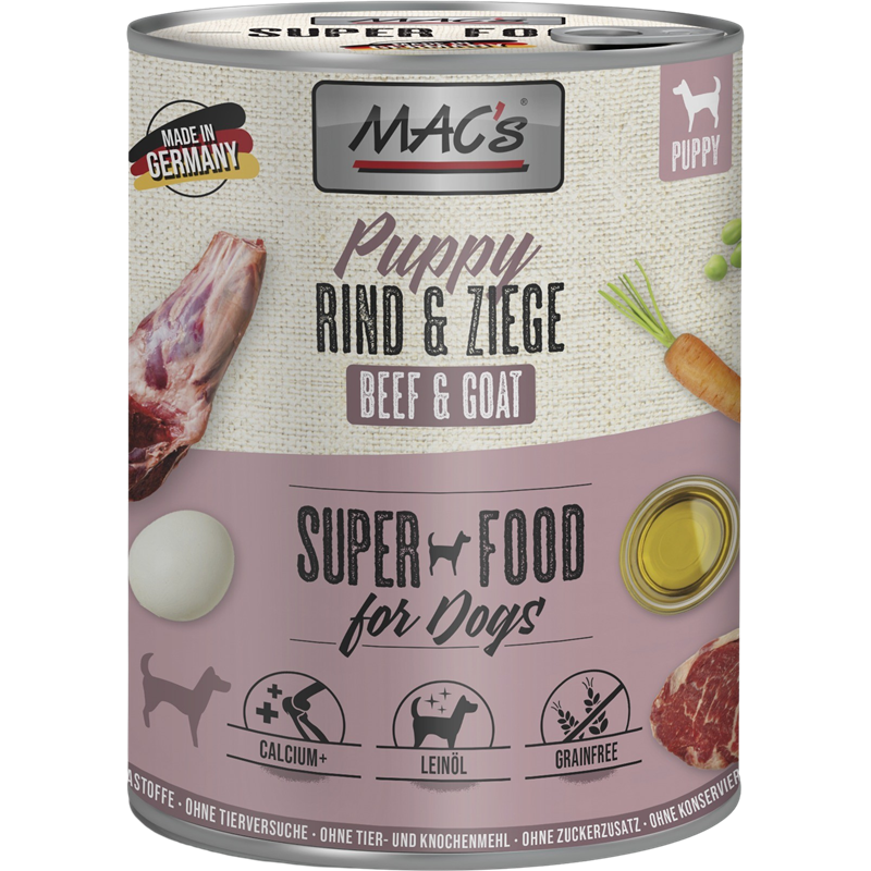 MAC's Puppy Rind & Ziege 800 g